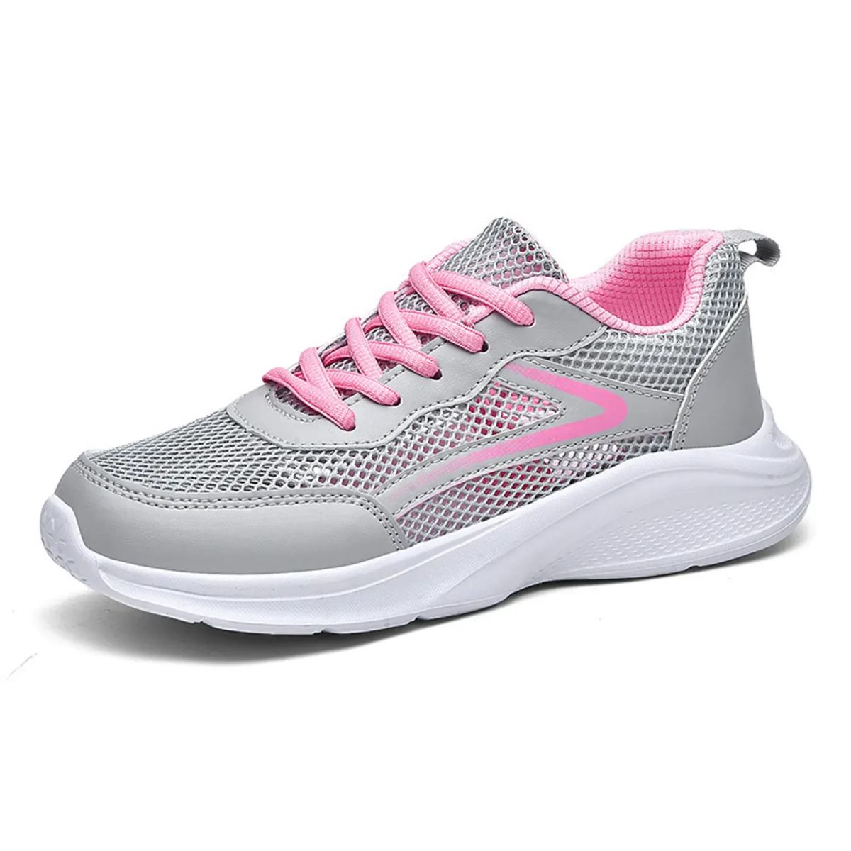 TIOZONEY - Zapatillas casuales para Mujer - Gris