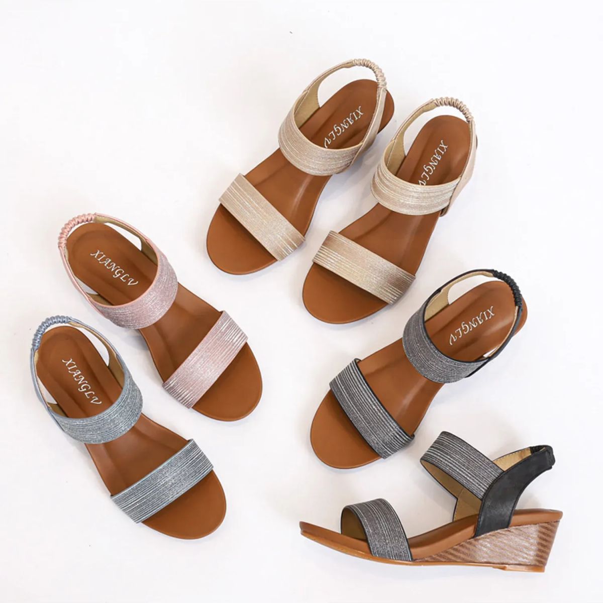 TIOZONEY - Sandalias de verano para mujer.