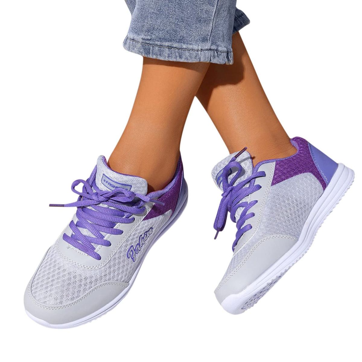 TIOZONEY - Zapatillas casuales para Mujer - Morado