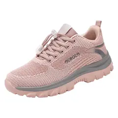 TIOZONEY - Zapatilla Running Mujer - Rosa.