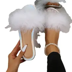 TIOZONEY - Sandalias Mujer con decoración.