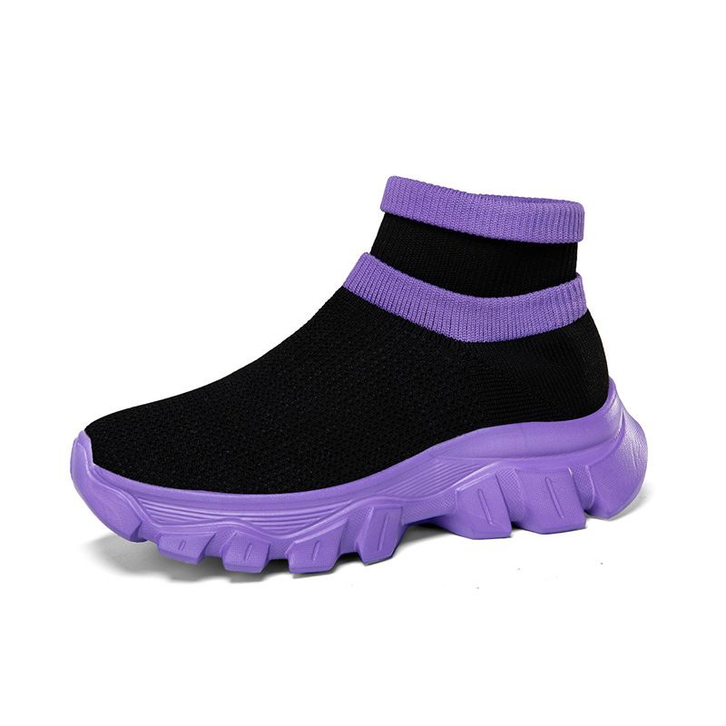TIOZONEY - Zapatillas casuales para Mujer - Morado.