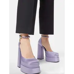 TIOZONEY - Zapatos de tacón morados Mujer.