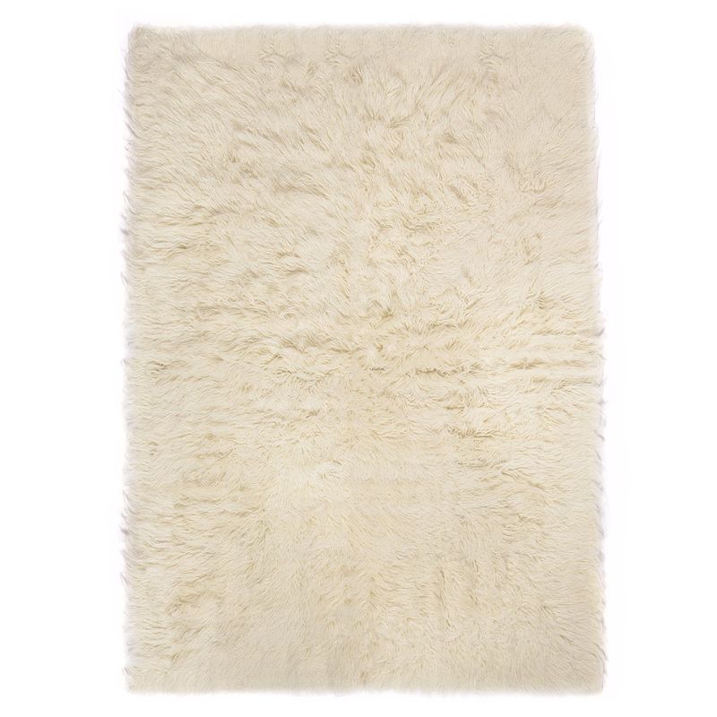 DIB - Alfombra Flokati 140X200 Blanca