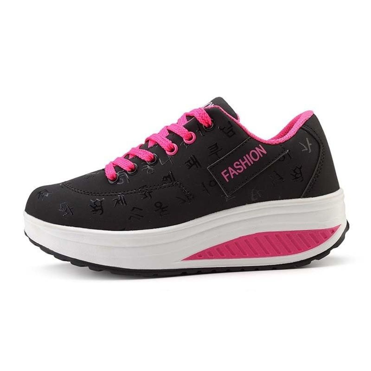 TIOZONEY - Zapatillas casuales para Mujer - Rosa.