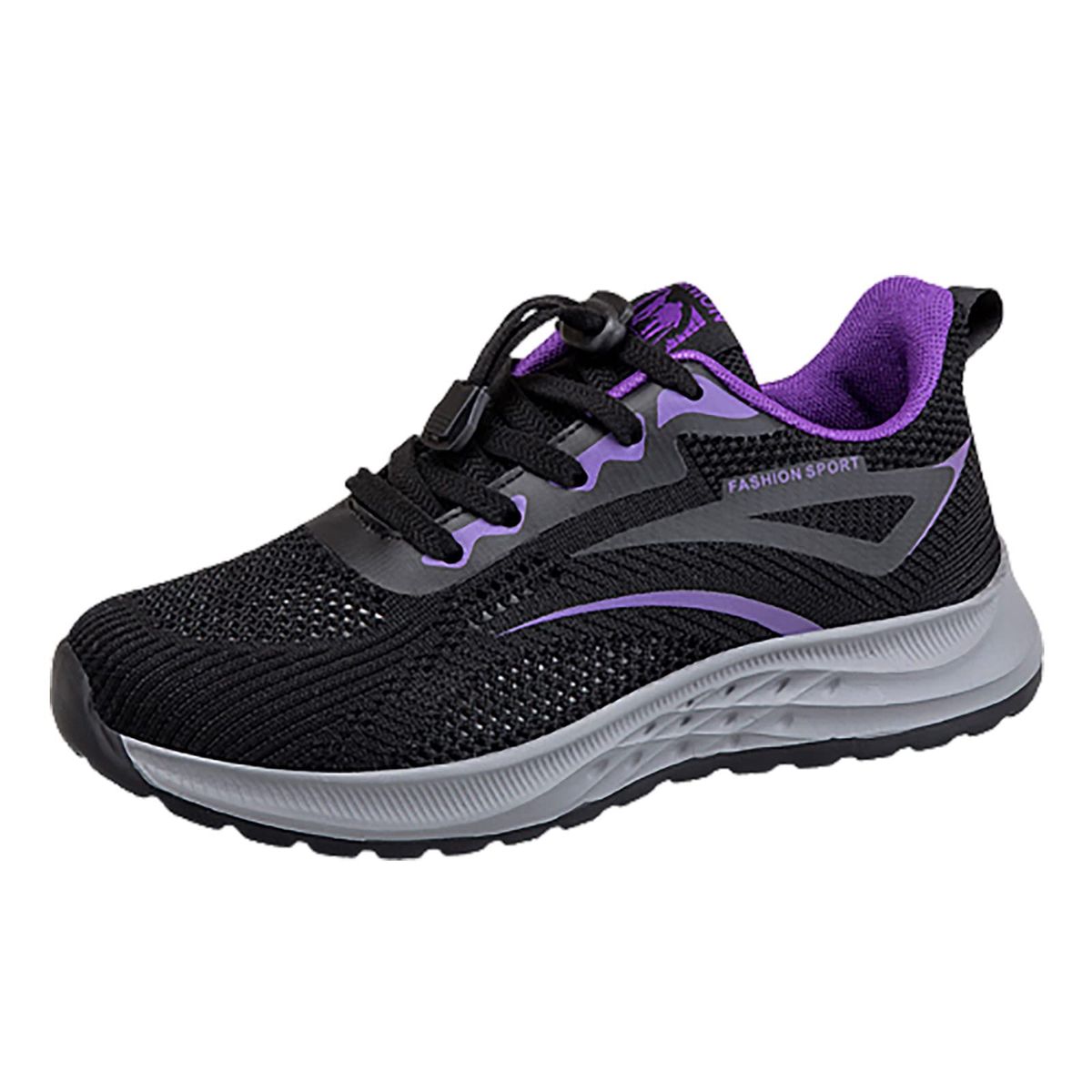 TIOZONEY - Zapatillas casuales para Mujer - Negro.