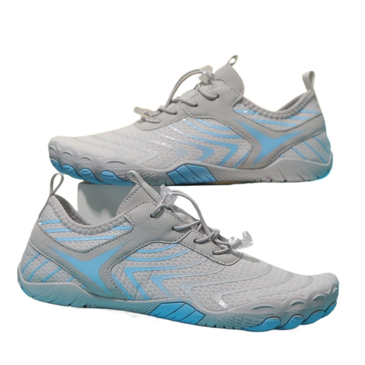 TIOZONEY - Calzado de senderismo descalzo Gris.