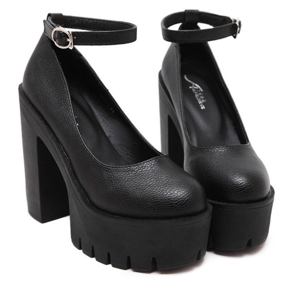 TIOZONEY - Zapatos de tacón negros para mujer