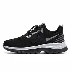 TIOZONEY - Zapatilla Deportiva Outdoor Hombre - Negro