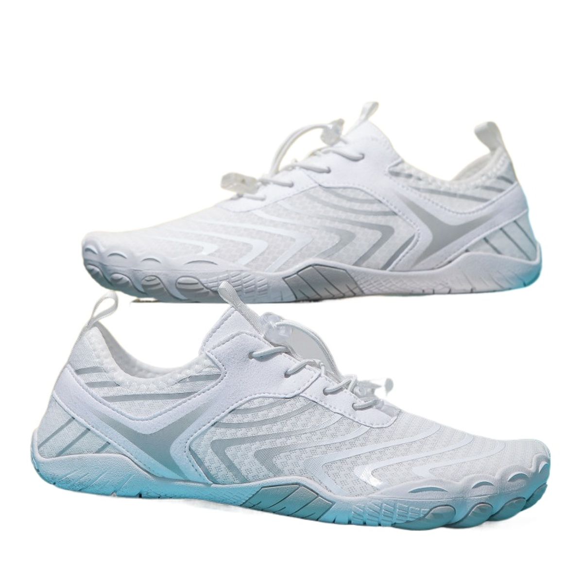 TIOZONEY - Calzado de senderismo descalzo Gris