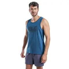 EVERLAST - POLERA TANK KOT - Petróleo - XL