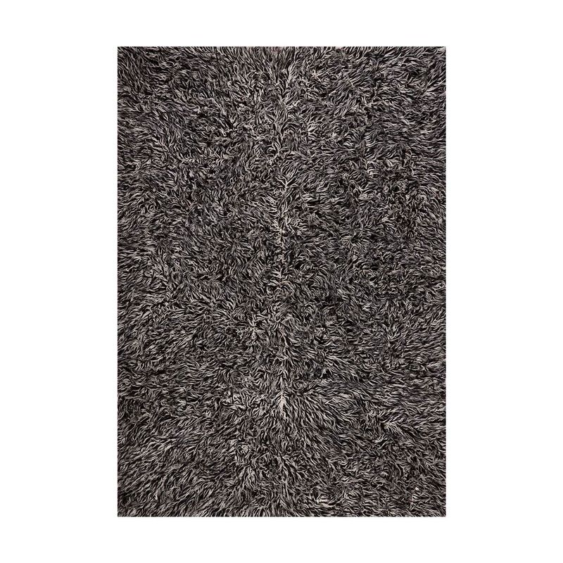 DIB - Alfombra Flokati 140X200 Negro