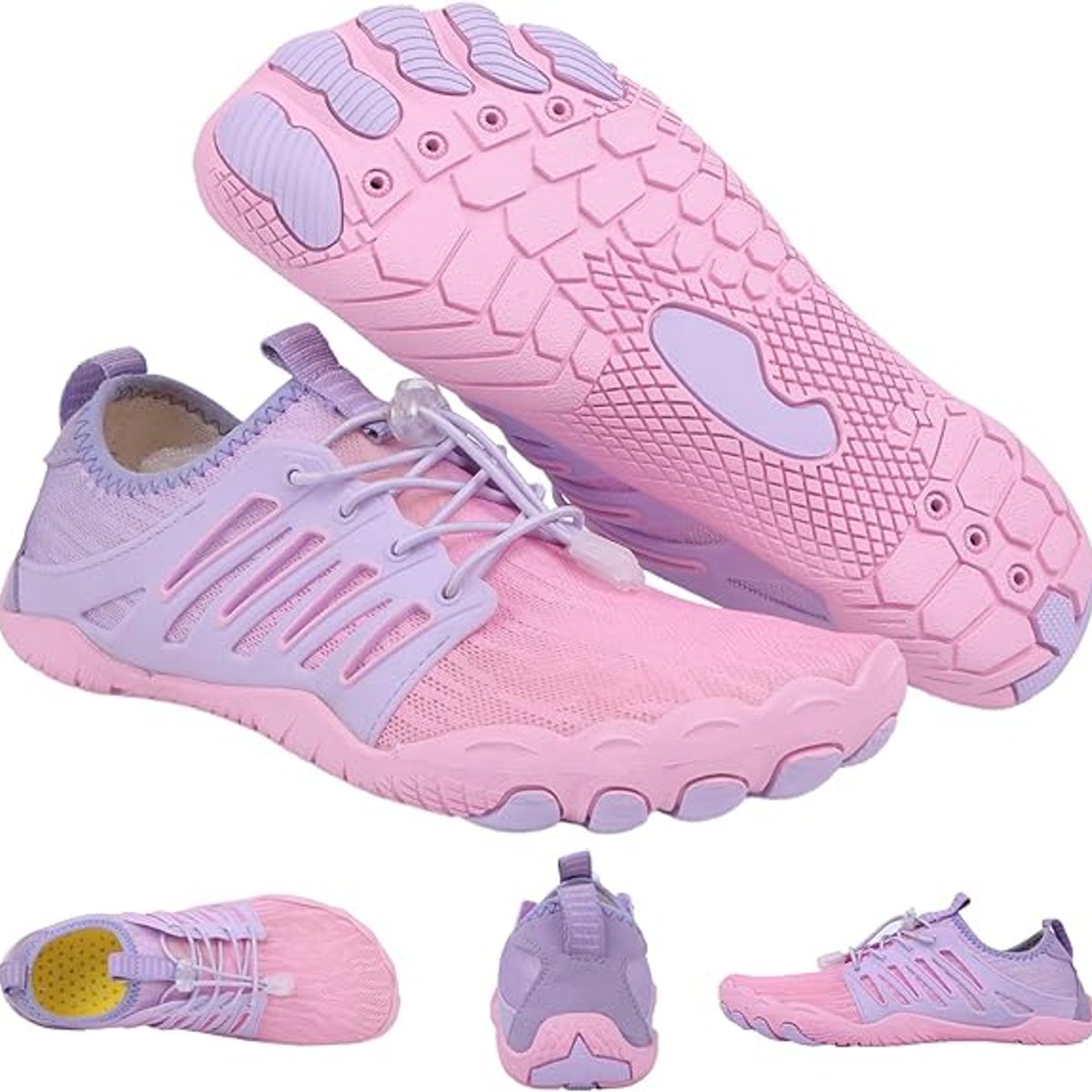 TIOZONEY - Calzado de senderismo descalzo Rosa