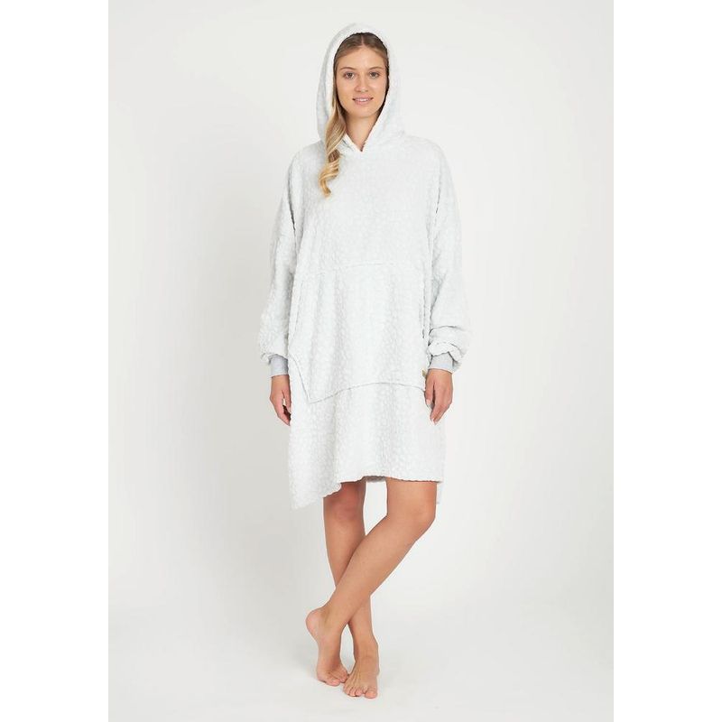KAYSER - Poleron frazada Mujer Coral fleece 6025 KAYSER - Gris