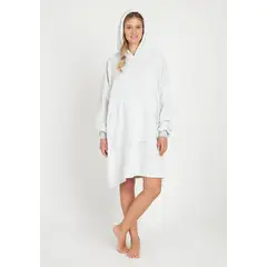 KAYSER - Poleron frazada Mujer Coral fleece 6025 - Gris