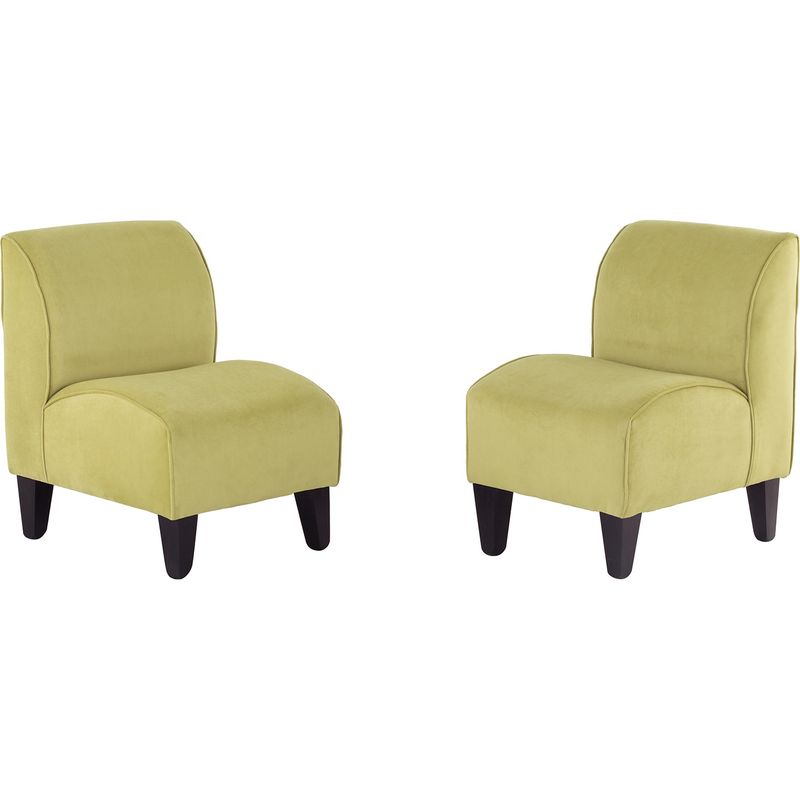BODEVIR - Set 2 Poltronas Soft Felpa 00 Pistacho