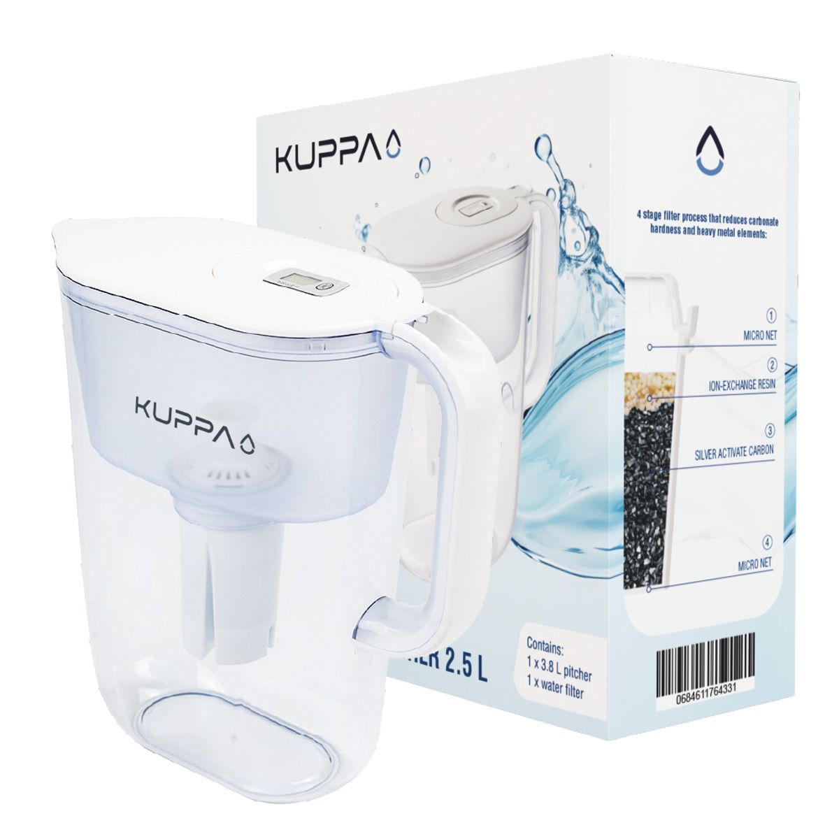 KUPPA - Jarro Agua 2.5 L Kuppa 1 un