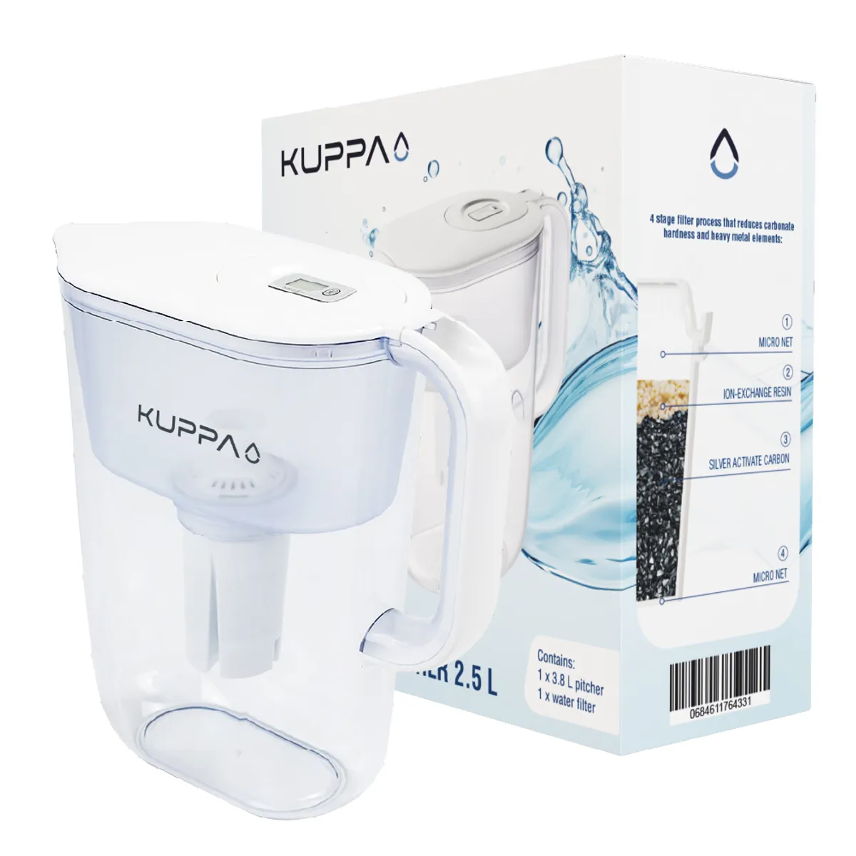 KUPPA - Jarro Agua 2.5 L Kuppa 1 un