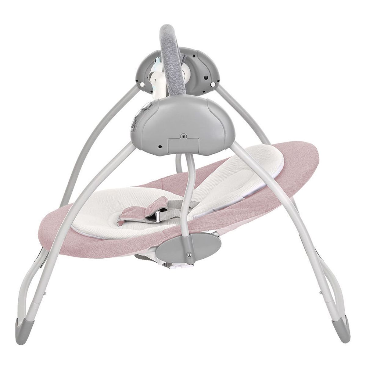 BBQOOL - Silla Nido Columpio Electrónica Swing Rosado