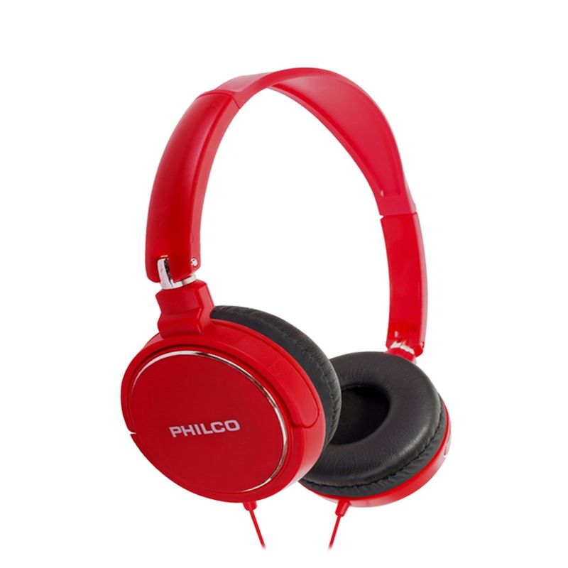PHILCO - AUDIFONO CINTILLO PHILCO PLC18 ROJO. 3.5 MM.