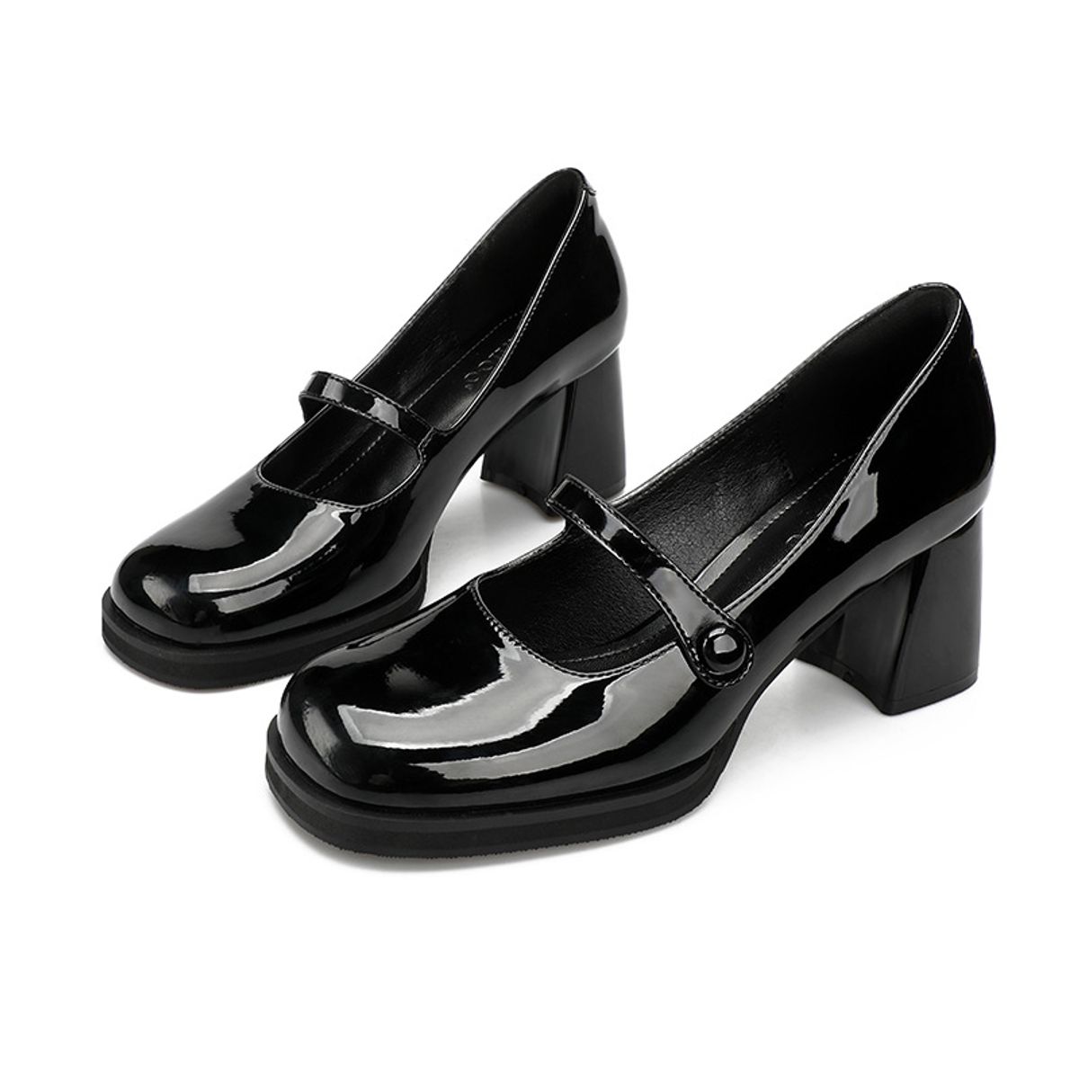 TIOZONEY - Zapatos de tacón negros para mujer.