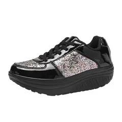 TIOZONEY - Zapatillas casuales para Mujer - Negro.