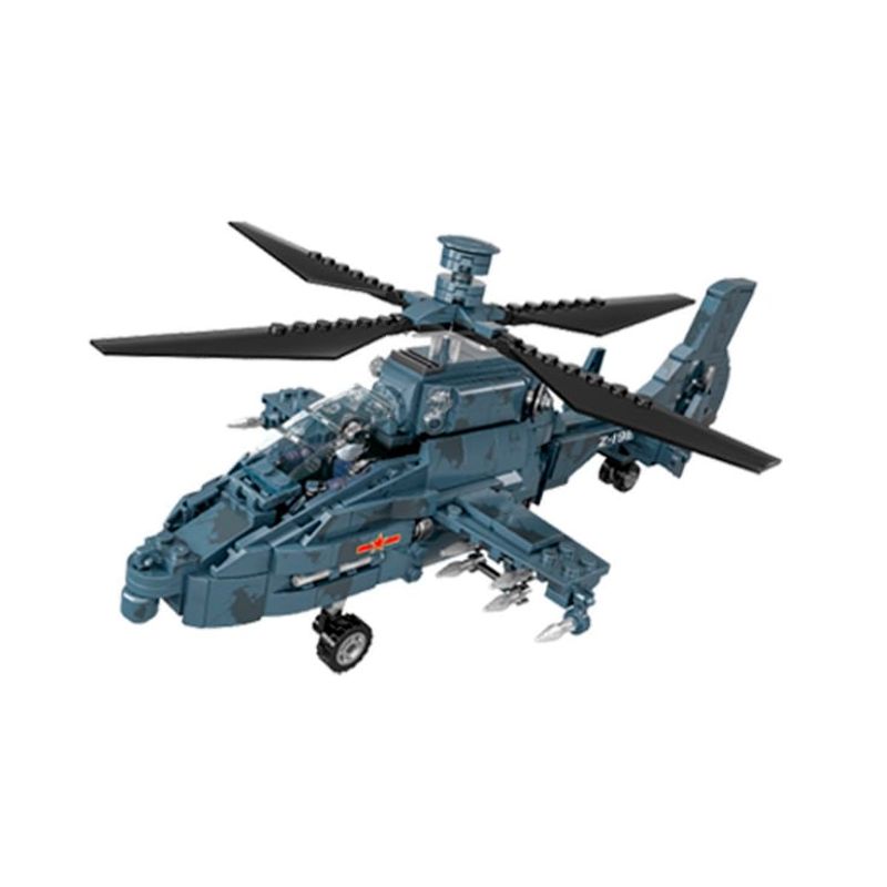 GENERICO - Helicóptero  Z-19 438pcs bloques De Construcccion