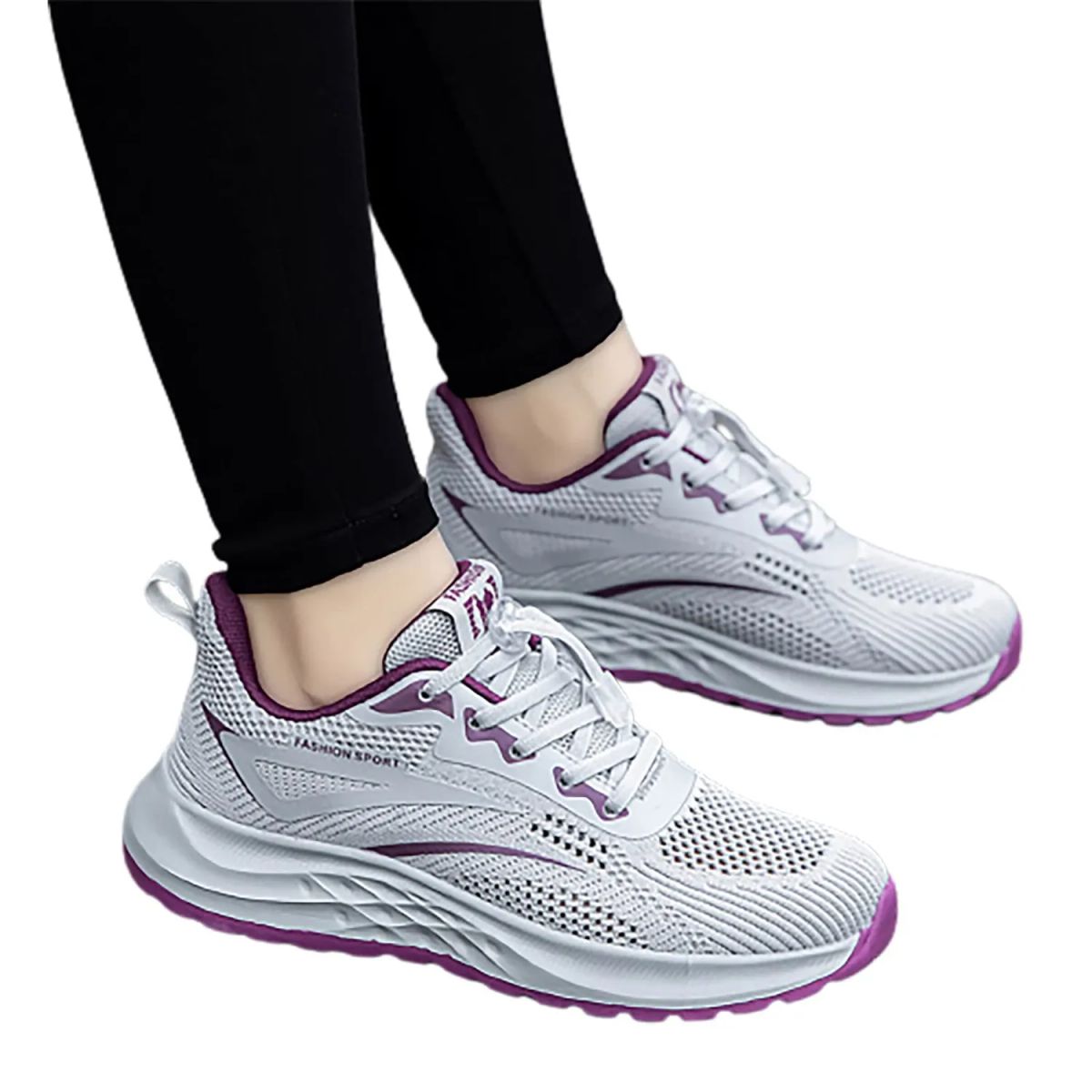 TIOZONEY - Zapatillas casuales para Mujer - Café