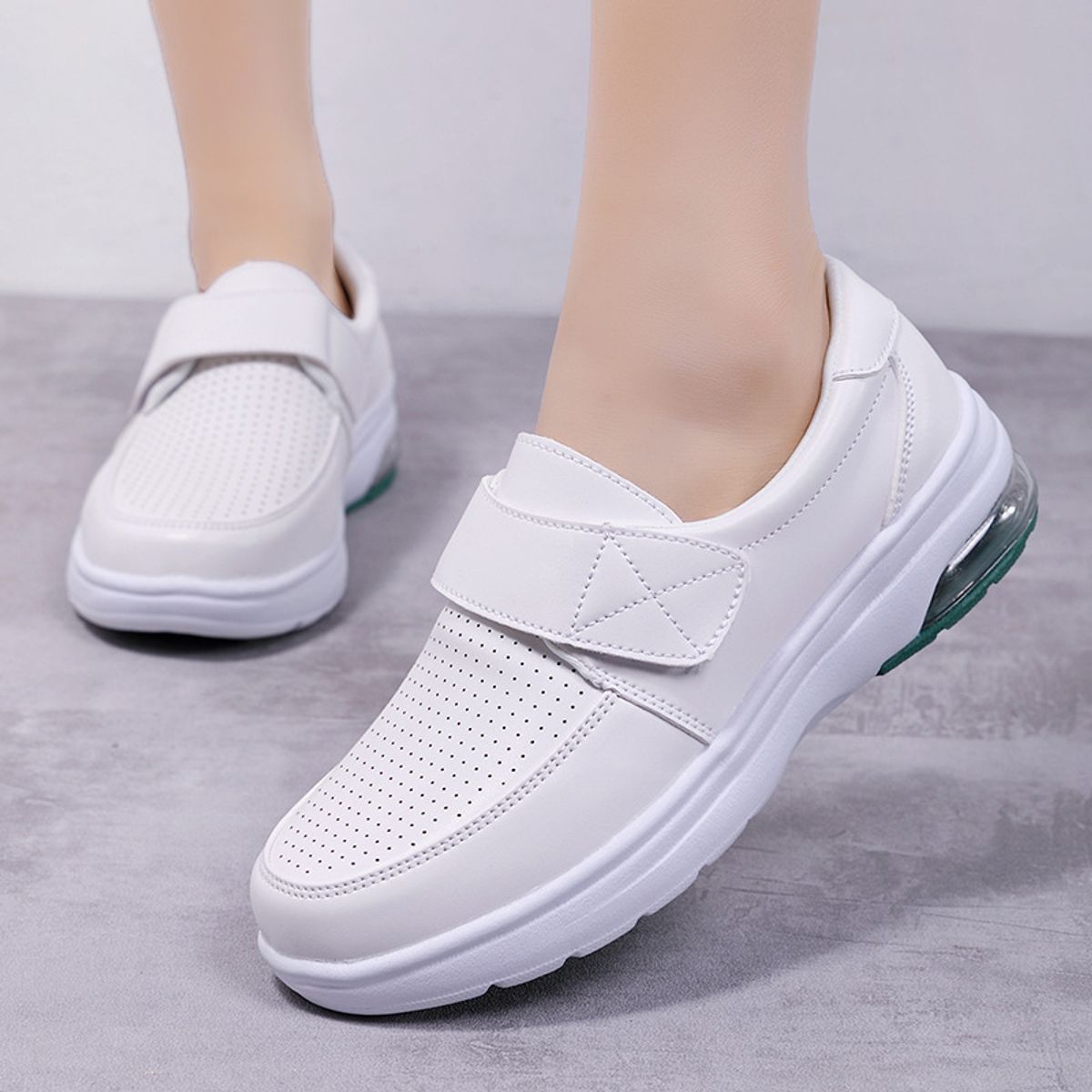 TIOZONEY - Zapatillas casuales para Mujer - Blanco