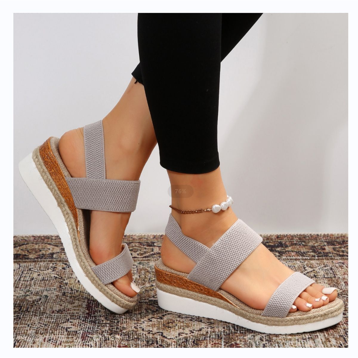 TIOZONEY - Sandalia Mujer