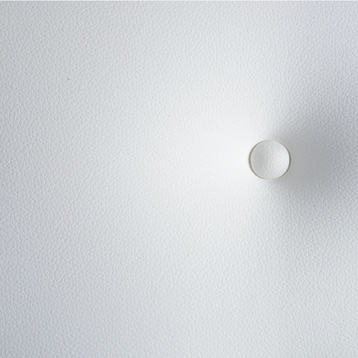 BODEVIR - Respaldo Botone PU 2 Plazas Blanco