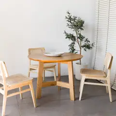 AMOBLE - Mesa De Comedor Osasuna Roble 100 Amoblé