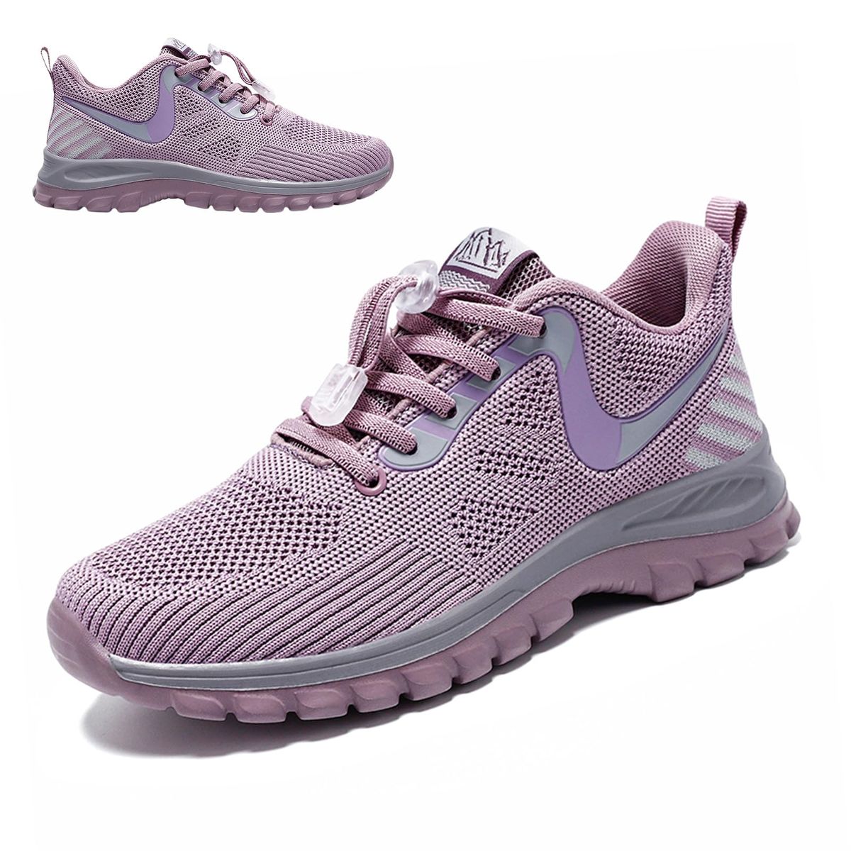 TIOZONEY - Zapatilla Running Mujer - Morado