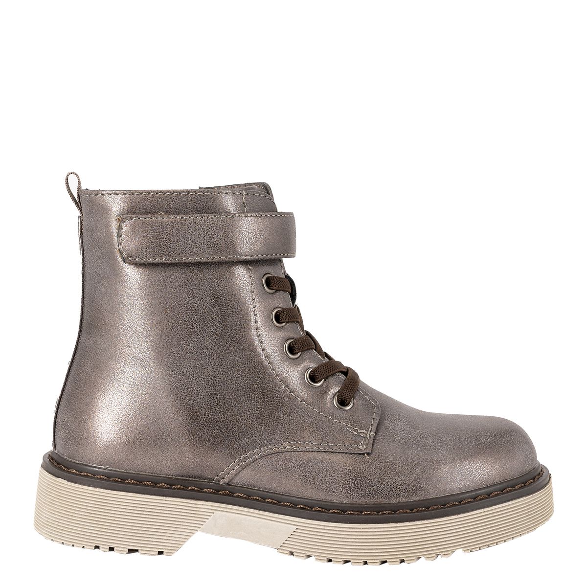 BAMBOO - Botin Niña Plateado Danica Bamboo