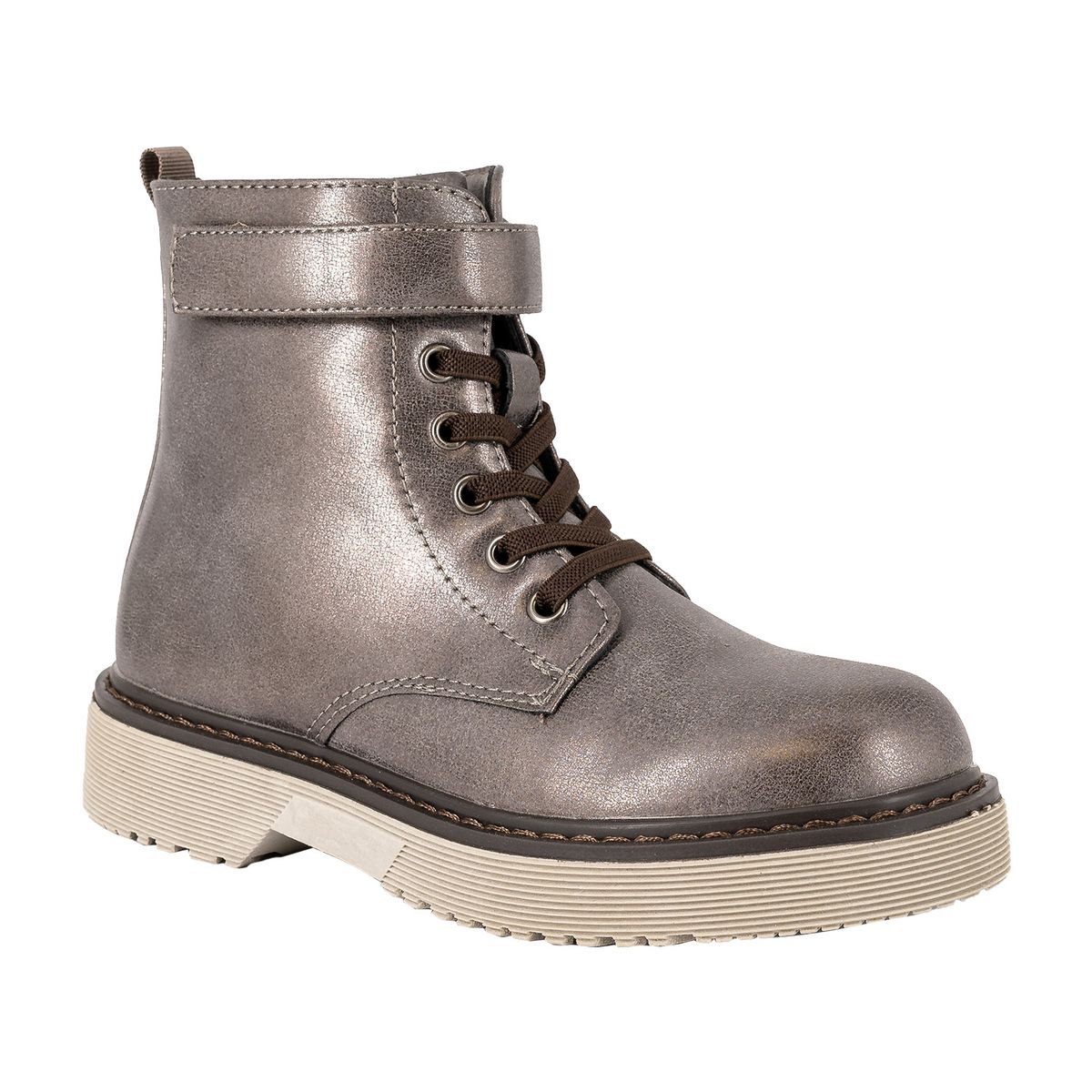 BAMBOO - Botin Niña Plateado Danica Bamboo