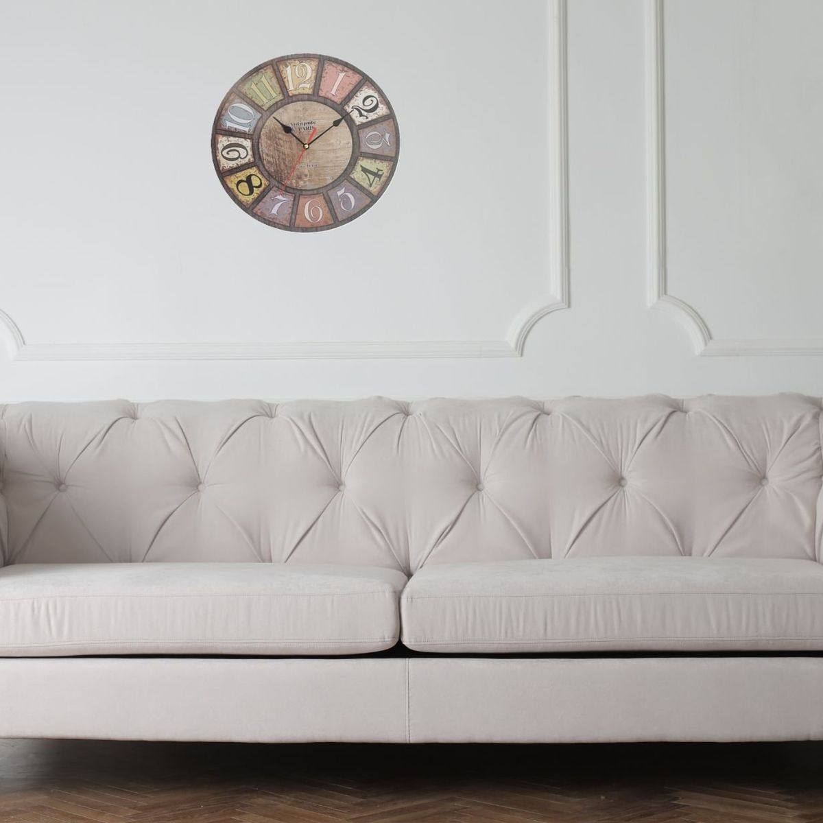 RONDA - Reloj Madera Colorida 30x30 cm