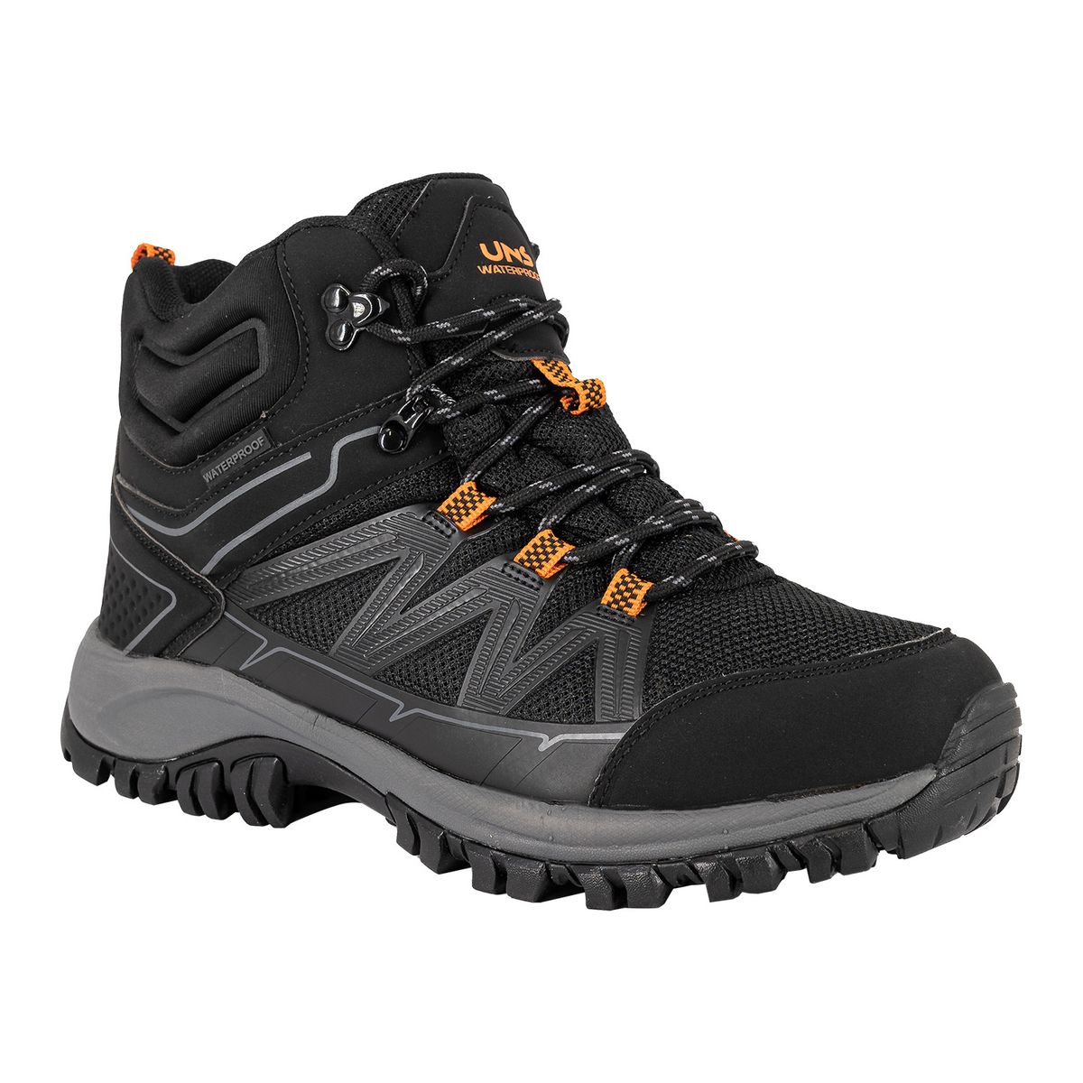 UNS - Botin Outdoor Hombre Waterproof Negro Toni UNS