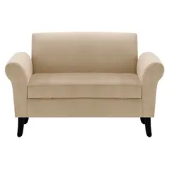 BODEVIR - Banqueta Baul+Respaldo Lua 2C Felpa 20 Beige