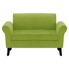 BODEVIR - Banqueta Baul+Respaldo Lua 2C Felpa 20 Pistacho