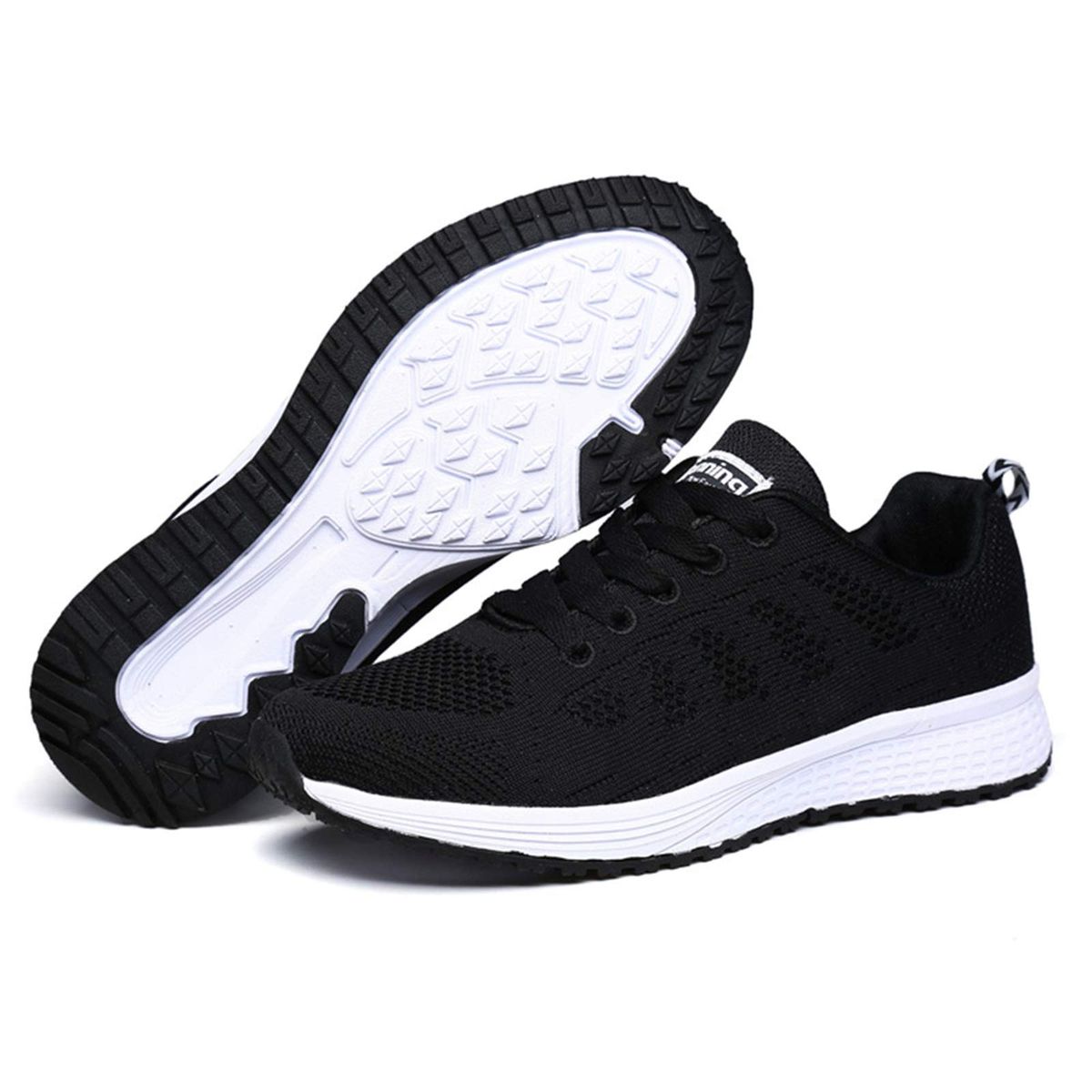 TIOZONEY - Zapatillas casuales para Mujer - Negro