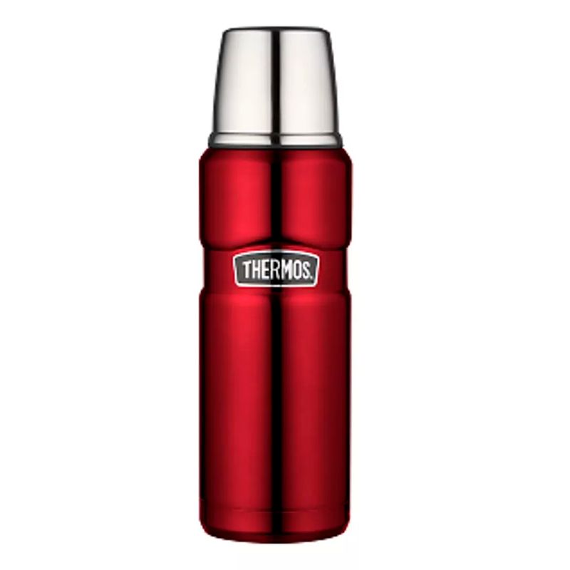 THERMOS - THERMOS TERMOS PARA LIQUIDO KING ACERO ROJO 470 ML