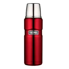 THERMOS - TERMOS PARA LIQUIDO KING ACERO ROJO 470 ML