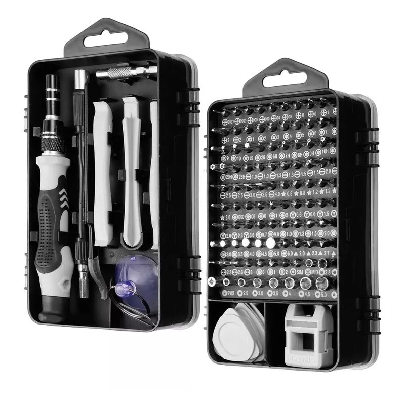 GENERICO - Kit De Desarmador Herramientas Precisión para Computadoras de 130pzs