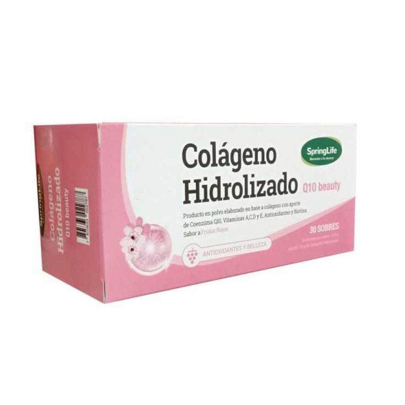 GENERICO - Colageno Hidrolizado Q10 Beauty Vitaminas Biotina 30 Sobres