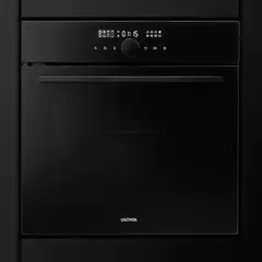 GRONER - Horno Eléctrico Empotrable Gröner Air Fry Black Matte 16F 76L