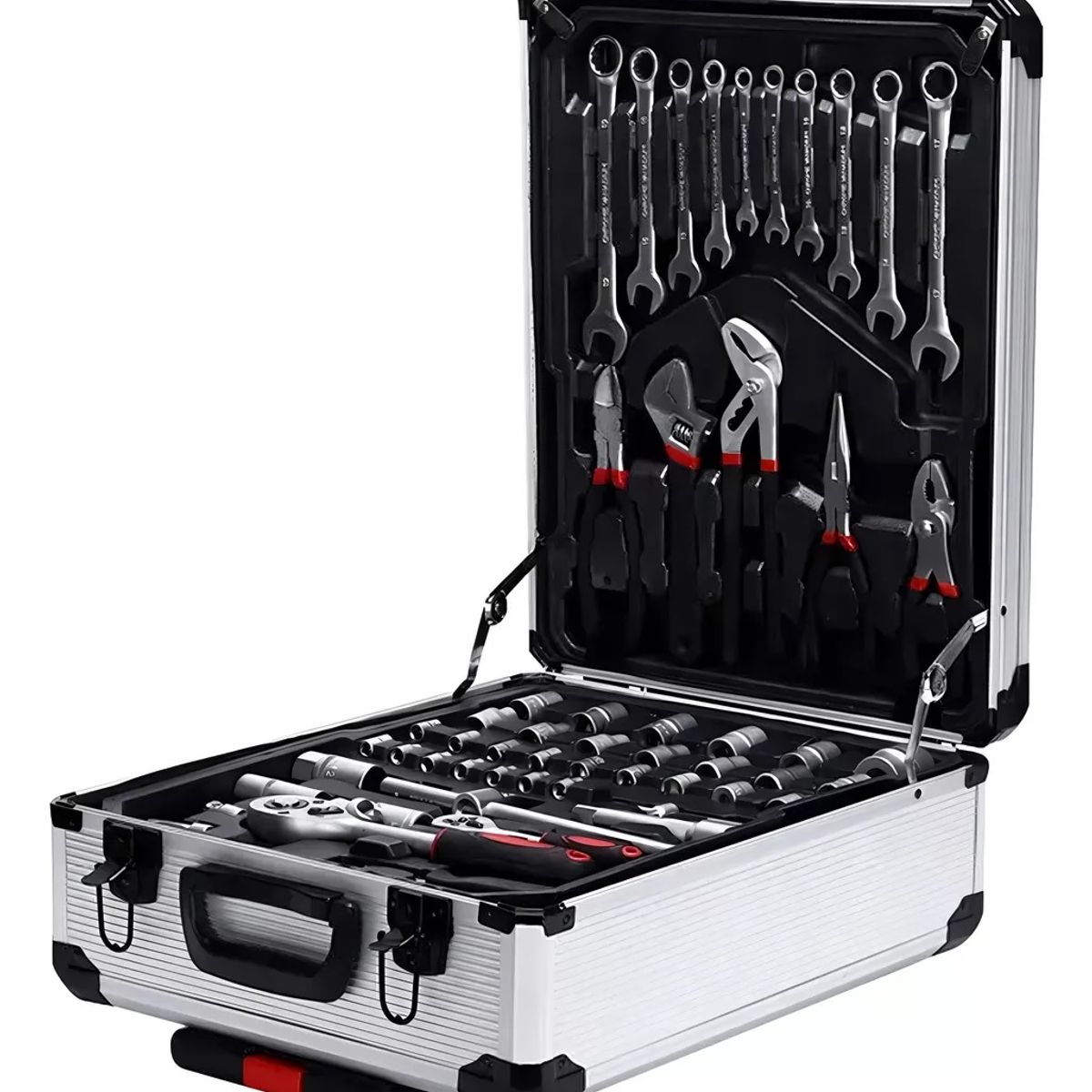 GENERICO - Maletín De Herramientas Profesional De 187 Piezas Con Ruedas