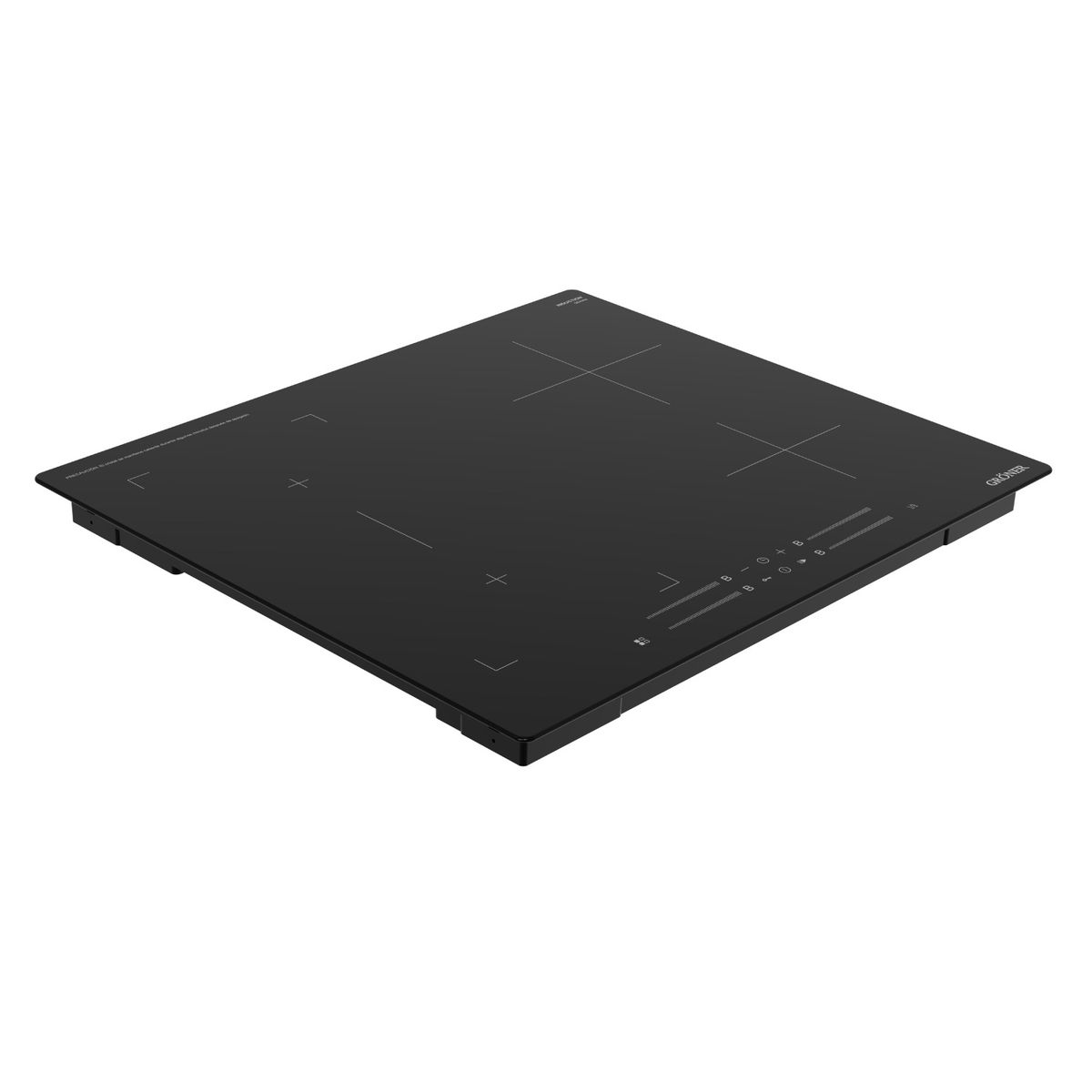 GRONER - Encimera Inducción Gröner Matte Black 4Q