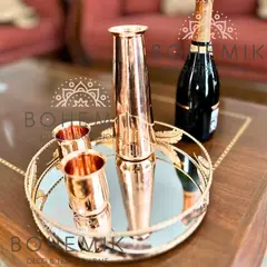 REPUBLICA DEL COBRE - Set de Coctel Copper Leaves 2