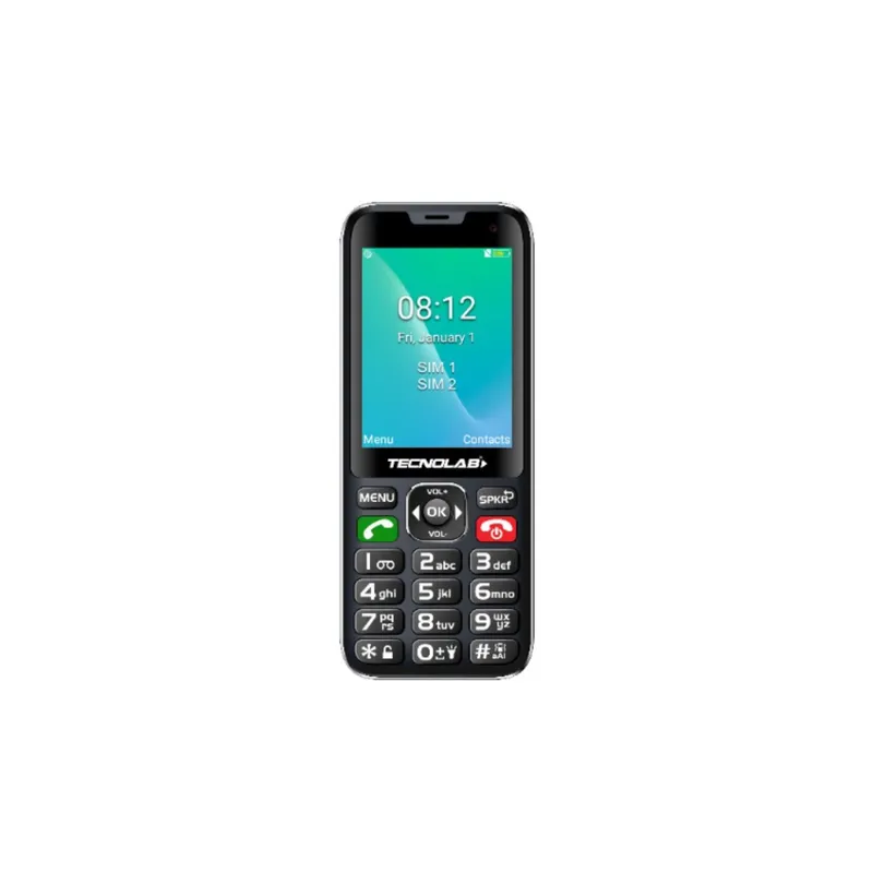 TECNOLAB - Celular Senior 4g Dual Sim Color Negro - SC