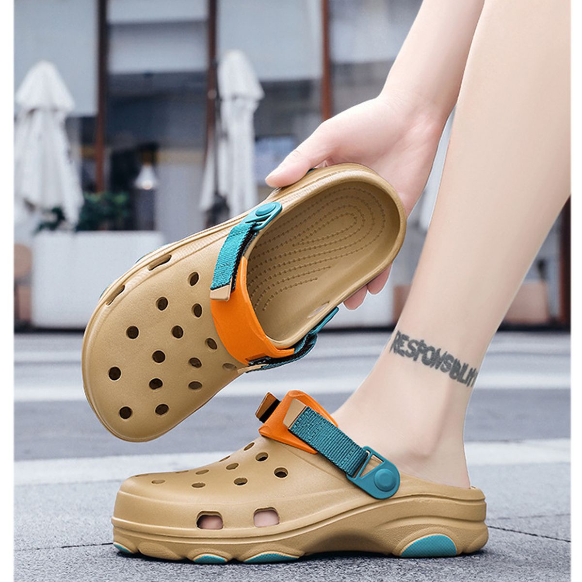 TIOZONEY - Sandalia Hombre Antideslizante